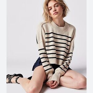 Free people striped easy street crop 
Xs